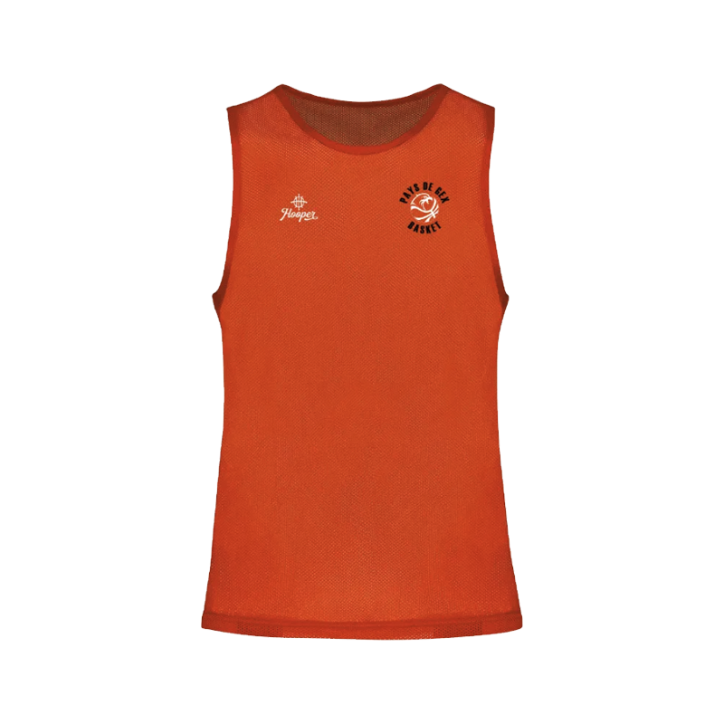 CHASUBLE HOOPER SIMPLE MAILLE ORANGE LOGO PAYS DE GEX
