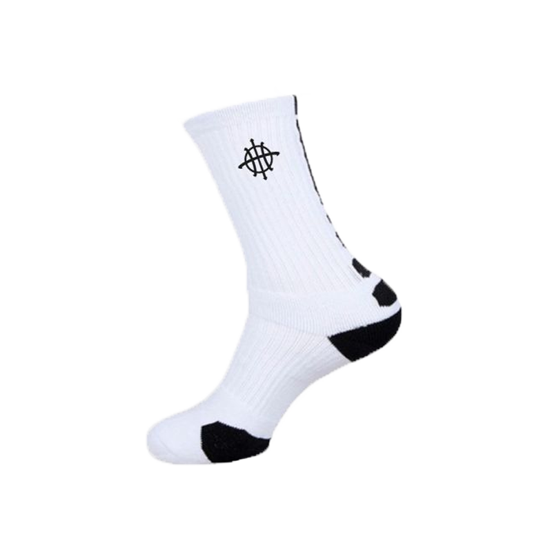 CHAUSSETTES DE BASKET COMPETITION HOOPER BLANC NOIR PAYS DE GEX