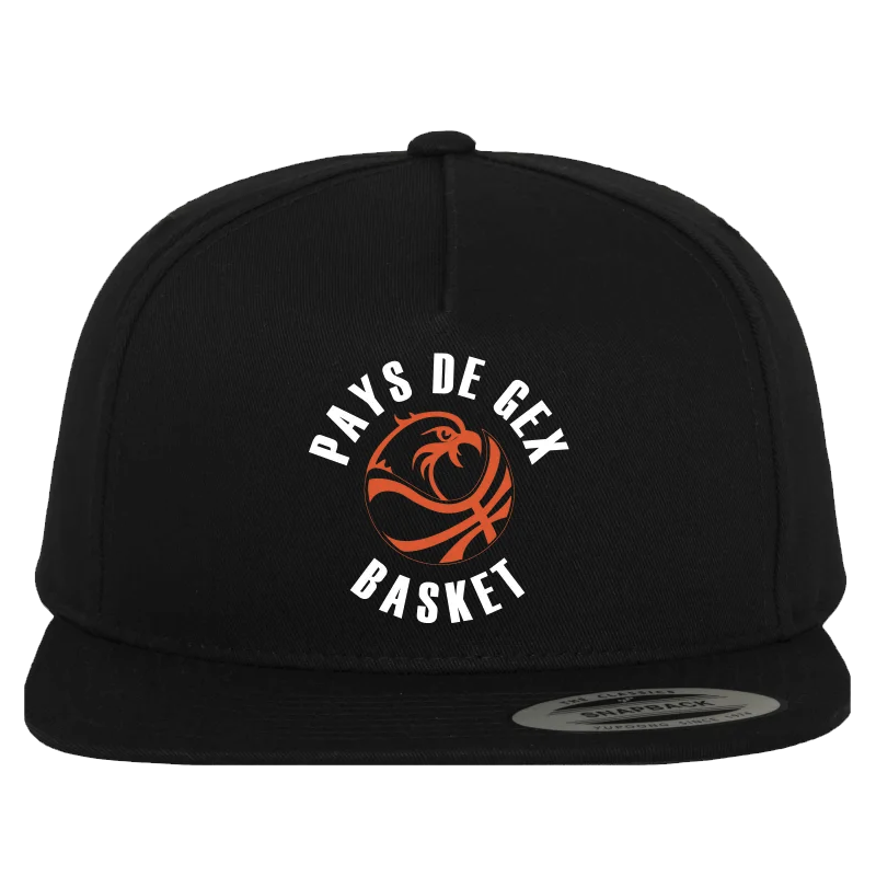 CASQUETTE SNAPBACK HOOPER NOIR PAYS DE GEX